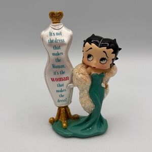 VTG Danbury Mint Betty Boop The Dress Makes the Woman It's a Girl Thing Figurine